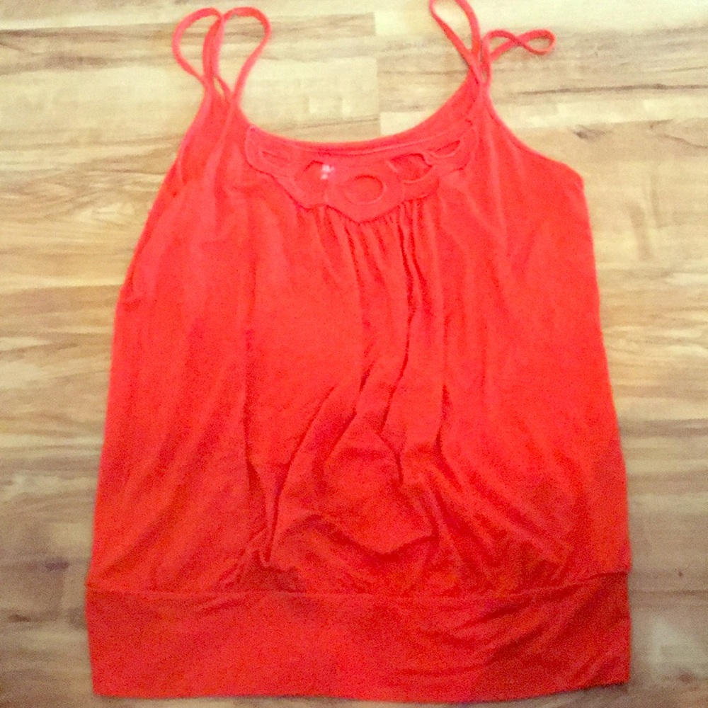 Orange tank top